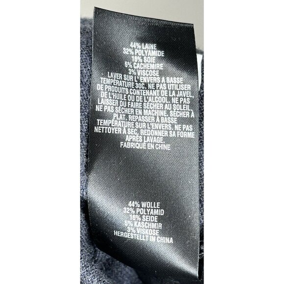 Ted Baker Mens Sweater Wool Cashmere Silk Blend V Neck Gray Size 6 US XL - Picture 6 of 15